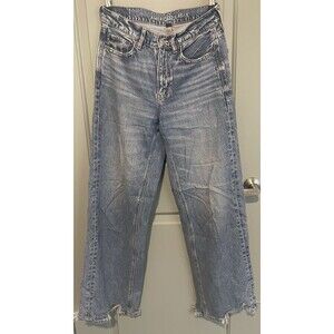 American Eagle Women's Super High Rise Baggy Wide Leg size 2